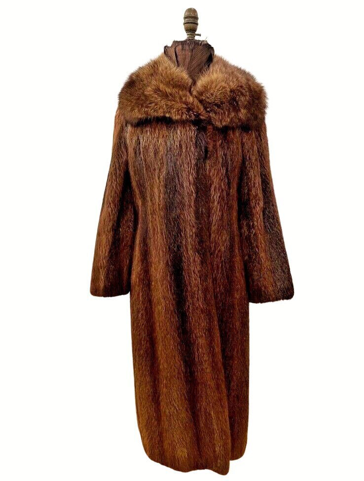 Nutria Fur Coat Etsy Canada