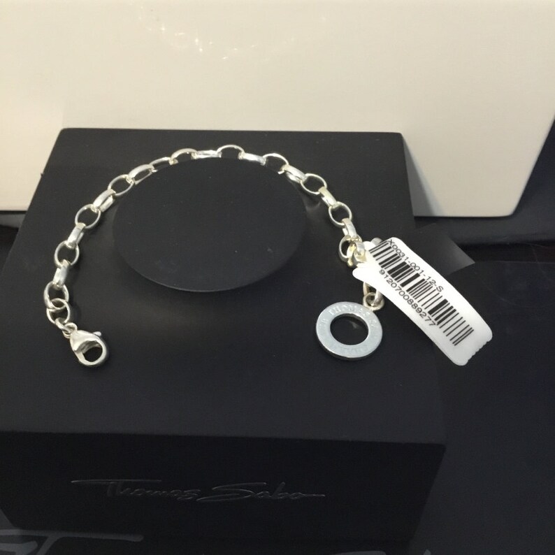 New REAL Thomas Sabo Charm Bracelet Large Link Size Small | Etsy