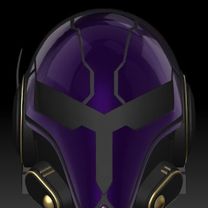 Mandalorian Crusader Helmet/ Ramikadyc Style Mandalorian Helmet Variant #1 3D Printed -- Qualifies for MMCC Application
