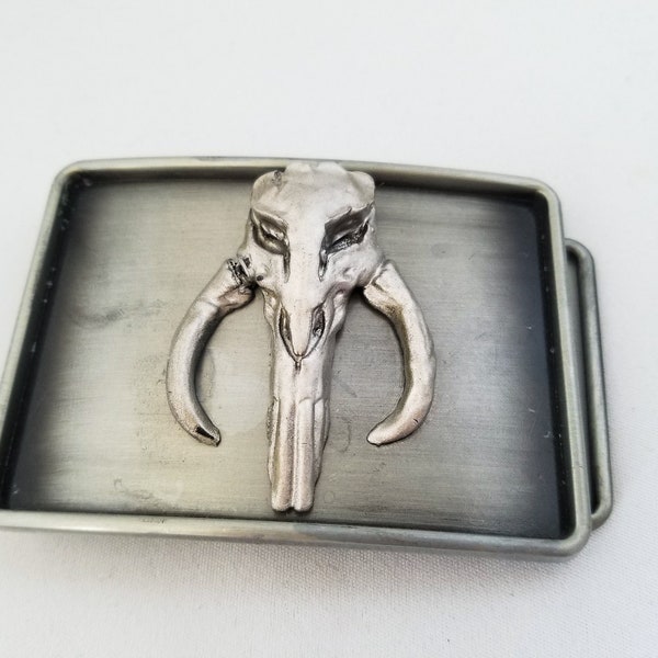 Mandalorian Mythosaur Skull Metal Belt Buckle