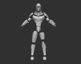 Mandalorian Neo Crusader Armor 1/6 scale for hot toys 3D DIGITAL DOWNLOAD FILE no jetpack