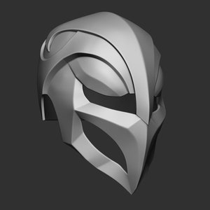 League of Legends Zed Debonair helmet 3d digital download