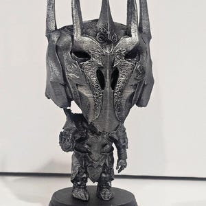 Sauron Funko Inspired Pop 3d printed painted available on request