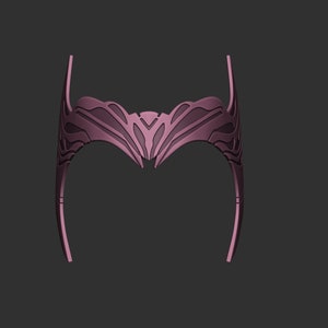 Scarlet Witch Crown / Scarlet Witch Tiara/ Scarlet Witch Helmet from new series 3d digital file