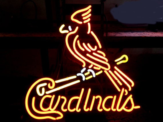 St. Louis Cardinals Handmade Neon Sign Custom Real Glass Neon