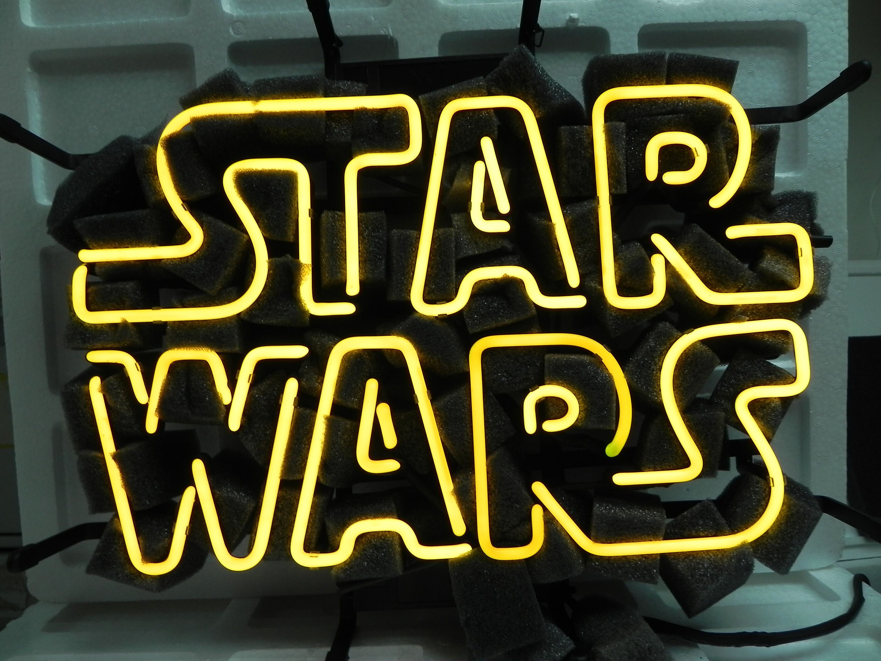 Beautiful Star Wars Banner Handcrafted Neon Light Home Decor Wall Mount ...