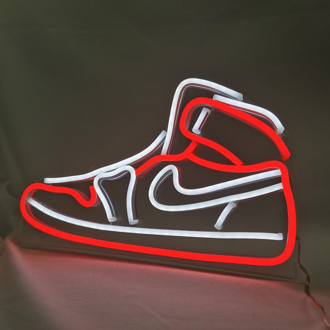 Handmade Neon Art Sneakers Shoes Neon Sign Custom Decor Neon Light Sign ...