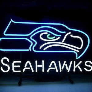 Seattle Seahawks Football Sports Man Cave Decor Neon Light Neon Sign