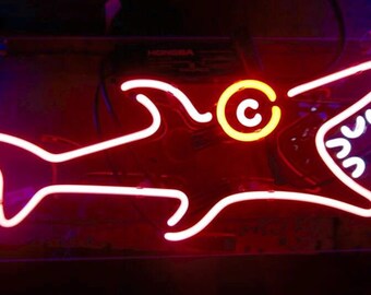 Glowing Fins Shark Neon Sign for a Jaw-Dropping Display Bar Pub Neon Light