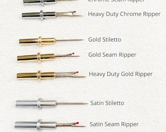 PAIR of 2 Seam Ripper, Needle Threader and Stiletto Replacements (min 2)