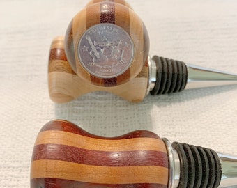 State Quarter Wine Bottle Stopper - collect all the states you lived in