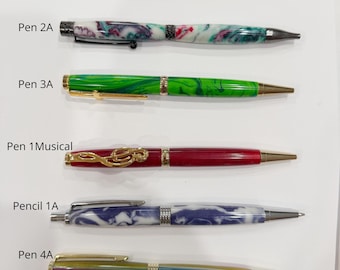 CLEARANCE - Pens/Pencils - Wood/Acrylic; Gift Box Option