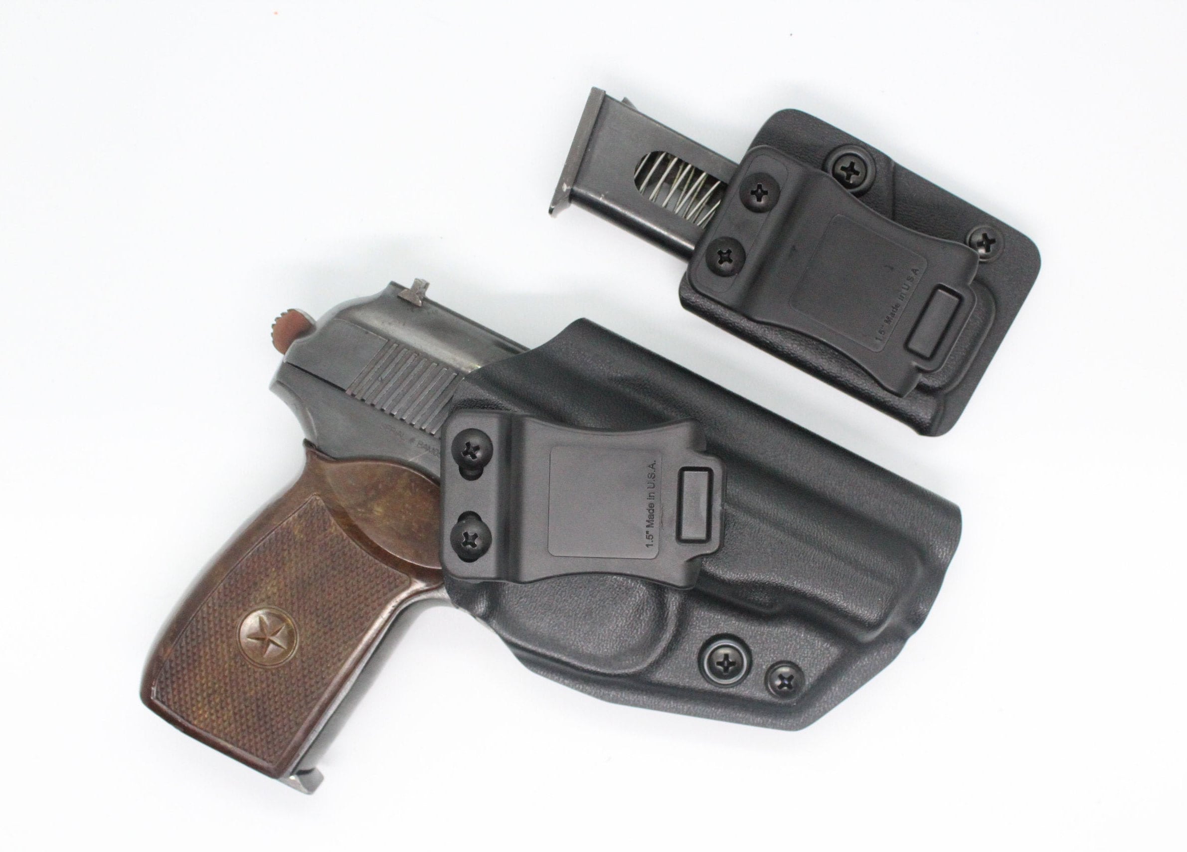 Makarov Kydex Holster Adjustable IWB/AIWB Right Mag Carrier 9x18 WING -  Etsy Ireland