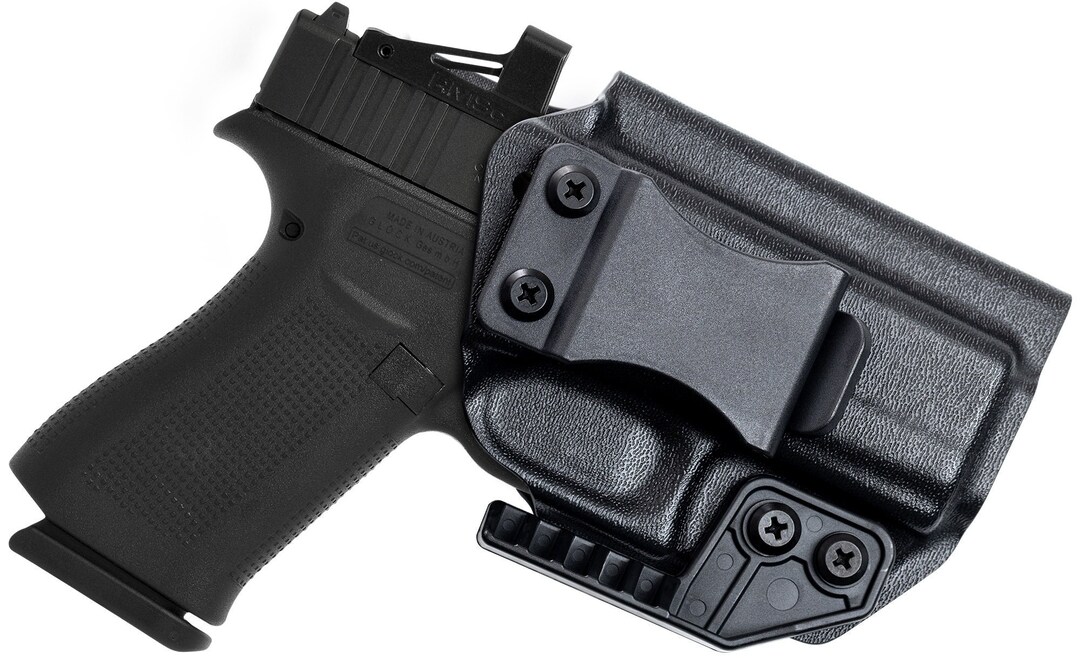 Holster for Glock 43 / 43X MOS Red Dot / Rail IWB / AIWB Kydex Etsy