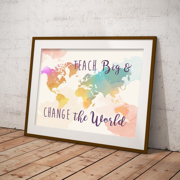 Quote on Map - Etsy