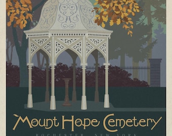 5X7 Gazebo at Mount Hope Cemetery
