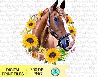 Just a girl who loves horses png, horse sublimation designs downloads, digital download, sublimation graphics, sunflower wreath, horse PNG