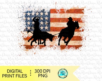 Rodeo roping png, rodeo sublimation designs downloads, horse sublimation, Cowboy sublimation design, USA flag Png, Rodeo event