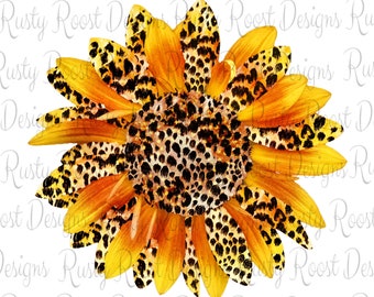 Leopard sunflower png,sunflower sublimation designs downloads,digital download,sublimation graphics,sunflower leopard,printable,shirt design