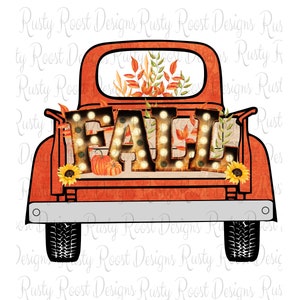 Fall truck png,fall sublimation designs downloads,sublimation graphics,digital download,fall truck design,pumpkin design,fall words