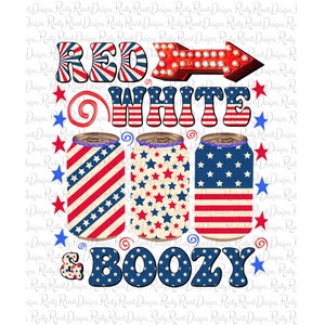 Instant Download 4th Of July Red White And Blue Printable Sublimation Or Print /& Cut Design Red Wild And Blue PNG 300 DPI