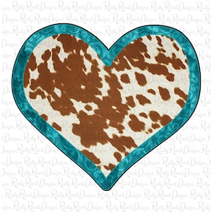 Cowhide heart png, Valentine sublimation designs download, digital download, sublimation graphics, Happy Valentines day png, cowhide png