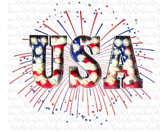 USA png sublimation, 4th of July sublimation designs, digital download, sublimation graphics, Patriotic png design, fireworks png files
