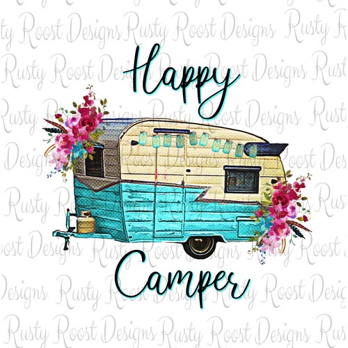 Camper Sublimation PNG Camping Campground DIGITAL DESIGN - Etsy