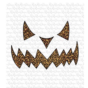 Leopard pumpkin png, Halloween sublimation designs downloads, digital download, sublimation graphics, scary png, pumpkin face png, printable