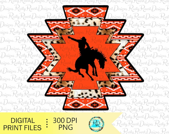 Printable Sublimation Design | Team Ropers on Aztec Grunge | Png Image ...