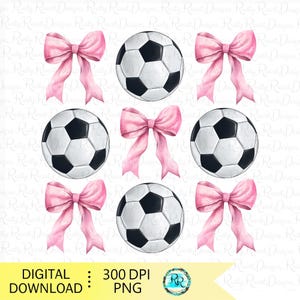 Coqueta Futbol Png, Diseños de sublimación de futbol, diseño de camiseta coqueta, deportes png, Futbol y lazos rosas Png