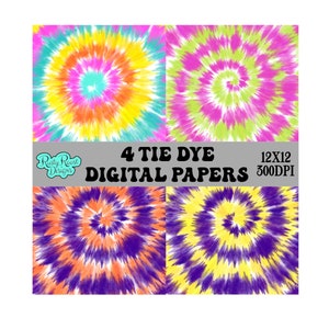 Tie Dye digital paper, digital paper download, digital paper pack, tie dye sublimation download, t-shirt designs, printable, background