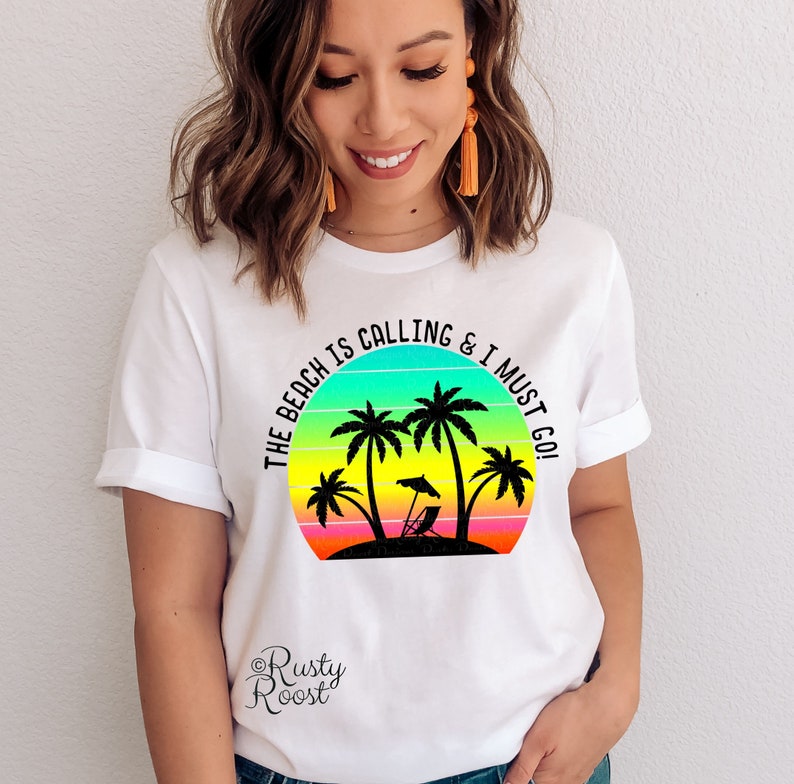 The Beach is Calling and I Must Go Png Beach Sublimation - Etsy
