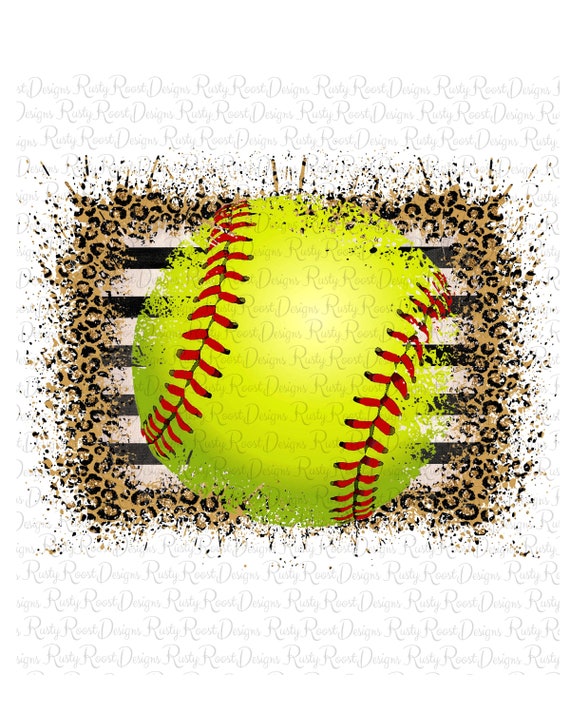 Softball Splash Png Softball Sublimation Designs Downloads | Etsy
