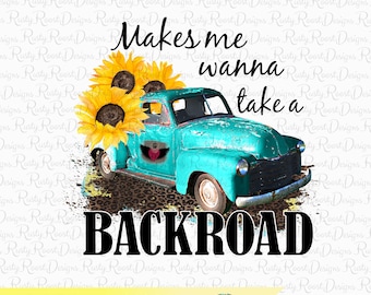 Truck sublimation designs, Western sublimation, Truck with sunflowers, sublimation graphics, digital download, Country png, printable