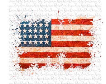 American flag splash png, flag sublimation designs downloads, digital download, distressed flag png, sublimation graphics, USA flag, grunge