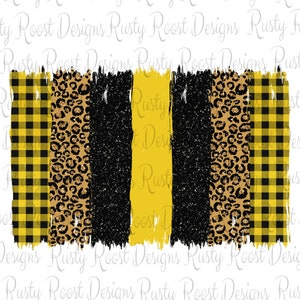 Leopard brush strokes png,yellow and black plaid brush strokes png,sublimation designs downloads,leopard swatch,digital download,glitter