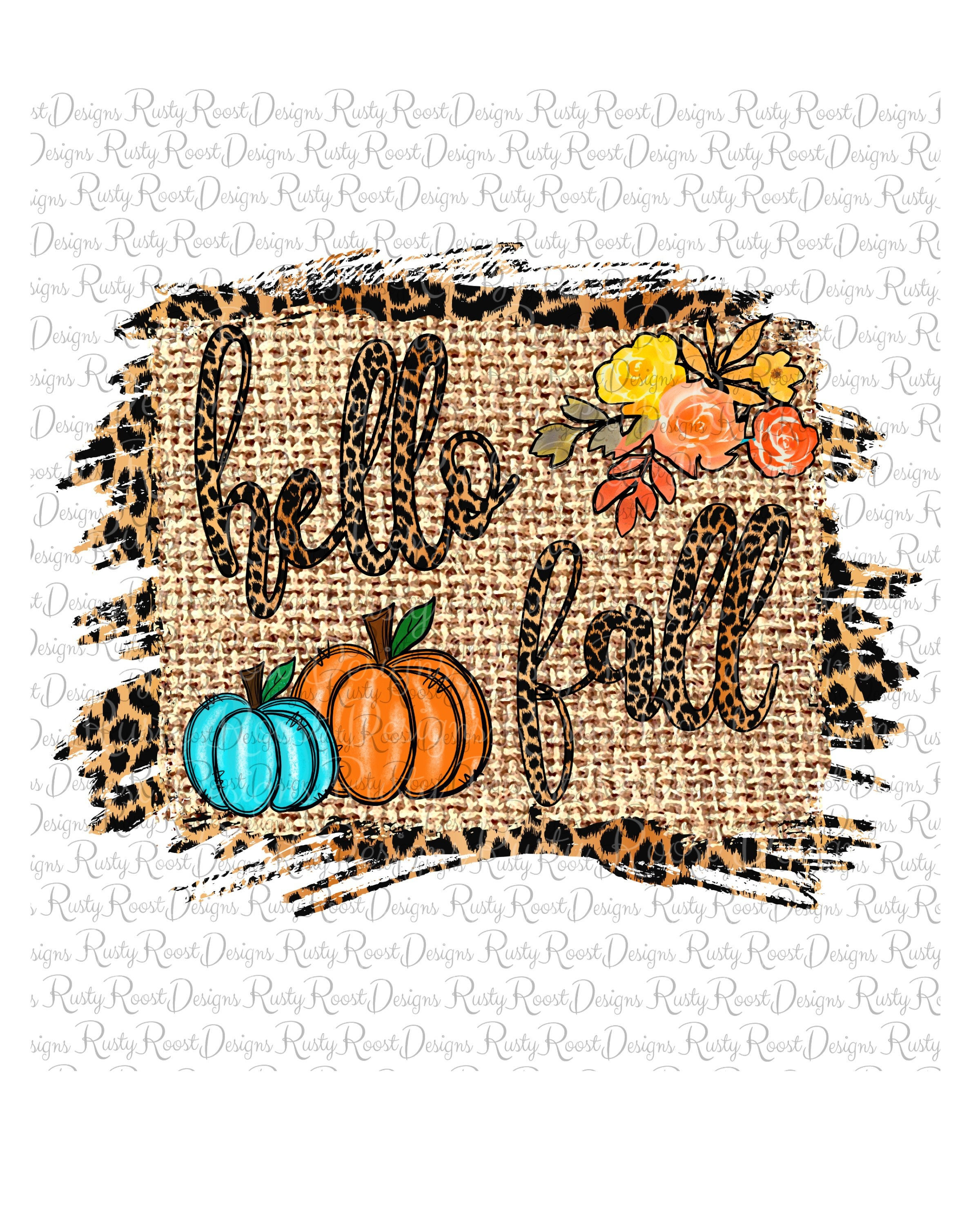 Hello Fall Png, Fall Sublimation Designs Downloads, Digital Download ...