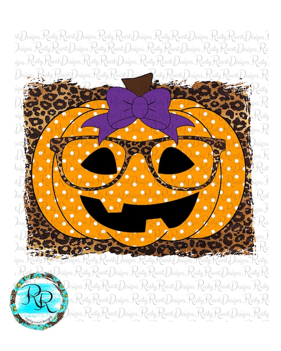 Cute Pumpkin png, Pumpkin sublimation designs downloads, digital download, kids Halloween png, Cute Halloween png, leopard, printable
