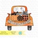 Trick or Treat png, Halloween sublimation designs downloads, digital download, pumpkin truck design, sublimation graphics, pumpkin PNG