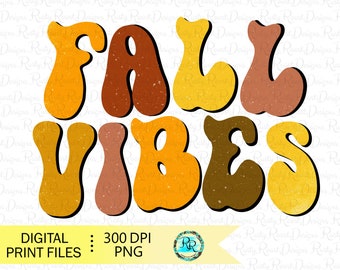 Retro Fall vibes PNG, Fall sublimation designs downloads, Distressed Fall Retro png design, Sublimation graphics, printable design