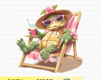 Schildkröten Sublimationsentwürfe, lustige Schildkröte Png, Meeresschildkröten Png, Sommer-Shirt-Design, Sommer Sublimationsentwürfe, Strand Png Designs