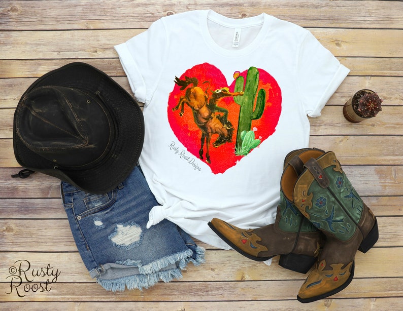 Cowboy Valentine Png, nedladdningar av västerländska sublimeringsdesigner, sublimeringsgrafik, cowboy Valentine Png, Rodeo Png, cowgirl Valentine bild 3