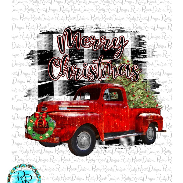 Christmas truck, Christmas sublimation designs downloads, red Christmas truck, sublimation graphics, digital download, printable