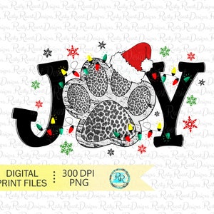 Vrolijk kerstfeest poten png, sublimatieontwerpen voor hondenkerst, vreugdepootafdruk png, hondenpoot png, pootafdruksublimatie, huisdiercadeau png-ontwerp