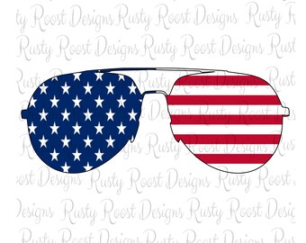 Amerika Sonnenbrillen png, 4. Juli Sublimation Designs Downloads, USA Flagge Gläser, Sublimationsgrafiken, USA T-Shirt Design