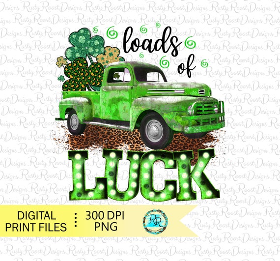 Loads Of Luck Truck Golden Retriever St Patrick's Day T-Shirt Loads Of Luck Truck Golden Retriever St Patrick's Day T-Shirt