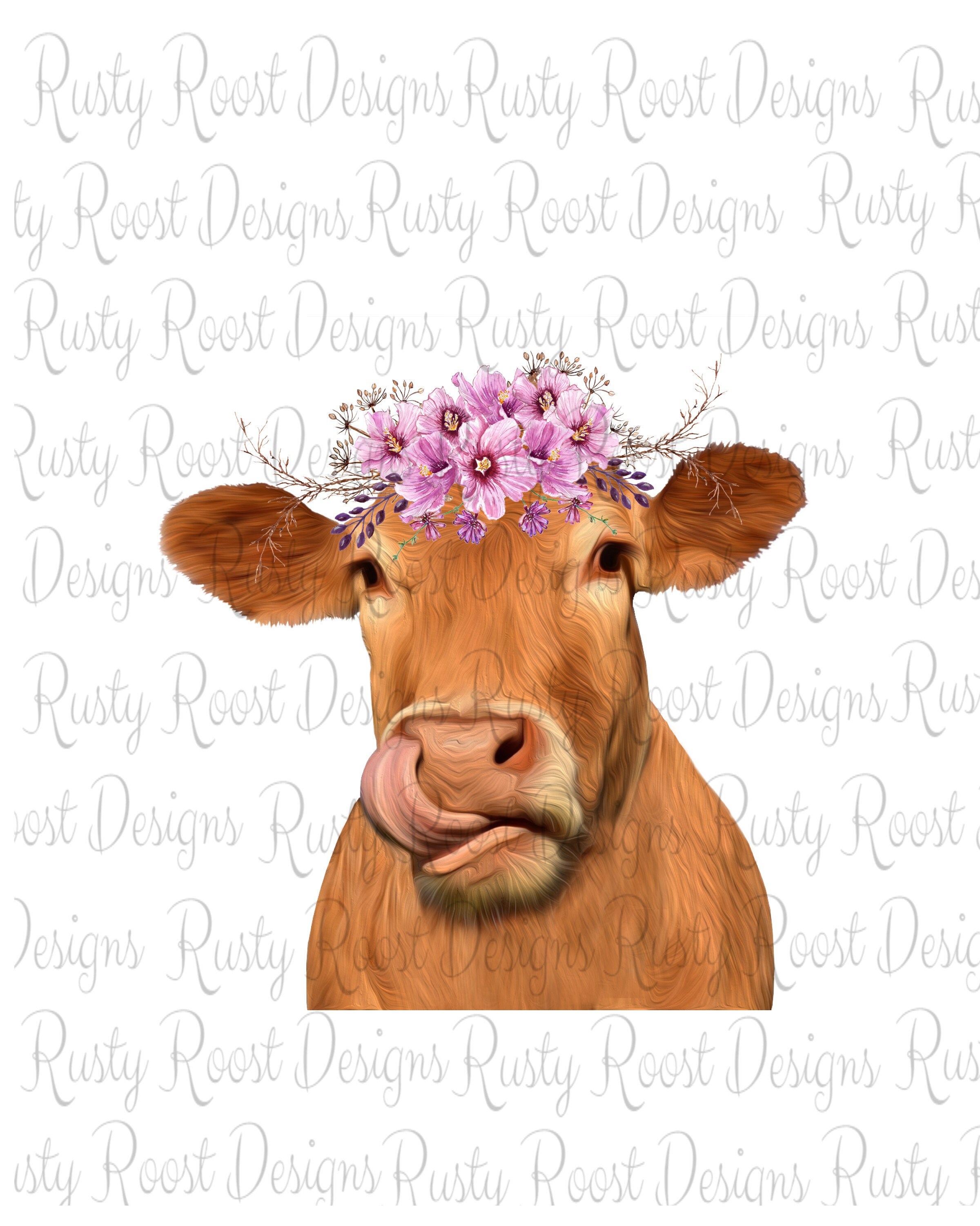 Just A Girl Who Loves Cows Cow Farm PNG Instant Download Printable Sublimation Or Print /& Cut Design- PNG 300 DPI