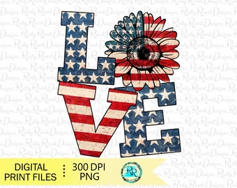 Love 4th of July sublimation design, digital download, USA sublimation designs downloads, Memorial day png, T-shirt designs, USA flag