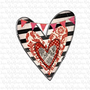 Valentine sublimation designs download, digital download, sublimation graphics, whimsical hearts, Happy Valentines day, Valentine heart png